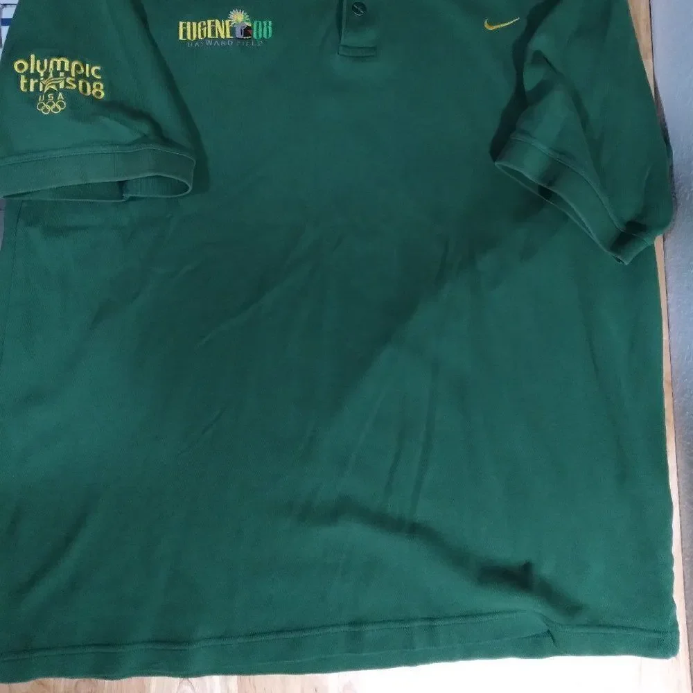 Nike Olympic Trials 2008 Hayward Field Eugene, Oregon Polo Shirt, Size X-Large -